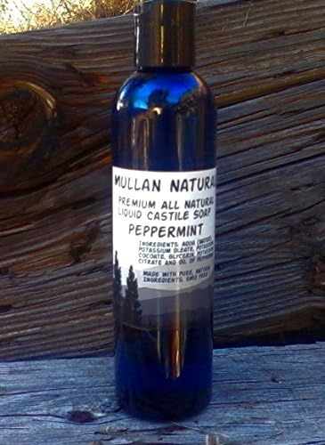 Mullan Naturals Organic Liquid Castile Soap-Peppermint 8oz
