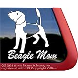 Beagle Mom Dog Vinyl Window Auto Decal Sticker