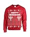 Jacted Up Tees Happy Hanukkah Ugly Sweater Design CREW Sweatshirt SHIPS FROM OHIO USA
