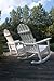 POLYWOOD ADRC-1WH Classic Adirondack Rocker, White
