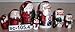 5 Pieces 4 in Hand made, Hand painted Nesting doll Santa Item #sc-105.4