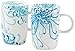 Ciroa Set of Two Blue Fine Bone China 350ml Mug