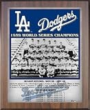 Walnut 13x16 1959 Los Angeles Dodgers World Series Championship Team Photo Plaque
