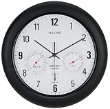 Atomic RC Radio Control Office Wall Clock Temperature Weather Station