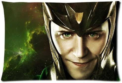 Tom Hiddleston The Avengers Loki Laufeyson Pillowcase Standard Size20"x30" Design Cotton Pillow Case