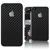Carbon Fiber Iphone 4 4G Back Housing Back Cover Battery Door to Replace Gl ....