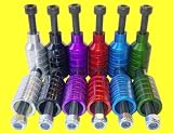 LUCKY Scooter Pegs Includes Front and Rear Axle 2 Pegs BLACK