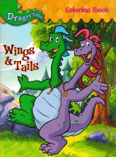 Childrens Toyshop  Toys : Dragon Tales Coloring Book ~ Wings & Tails