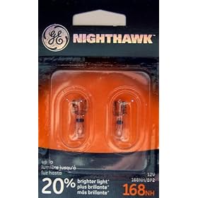 GE 168NH/BP2 Nighthawk Automotive Replacement Bulbs, Pack of 2: Automotive