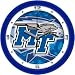 Middle Tennessee State Blue Raiders (MTSU) Suntime 12 Dimension Glass Crystal Wall Clock