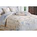 Palm Island Home Queen Shell Border Comforter Set CREAM/BLUE MULTI Queen