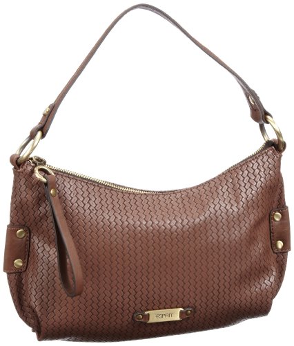 ESPRIT Esprit Tasche I15000 - Bolso con asas para mujer, color marrón, talla 18x32x7 cm