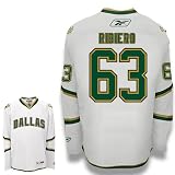 RIBEIRO 63 Dallas Stars Reebok Premier Third NHL Hockey Jersey (NHLPA Certified Custom Sewn Authentic Twill)