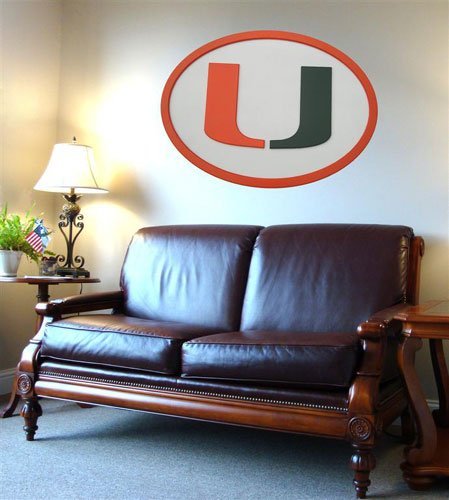 Fan Creations Miami Hurricanes Wall Art