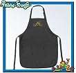 Peace Frogs Apron Black Super Cool TOP RATED for Grilling, Barbecue, Kitchen and Cooking Best Unique Gifts for a Man, Men, HIM HER Women, Ladies. GIFT IDEA!