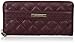 Anne Klein Shimmer Down Zip Around Small Wallet