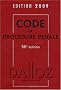 Code de proc�dure p�nale 2009