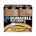 Duracell MN1604 Plus Power Alkaline 9V Size Batteries (Pack of 4)