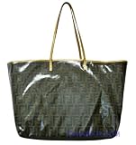 Fendi Brown Coated Leather Shopping Bag FE8BH188YMXF0FCW