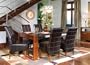 Summit Glass and Leather Dining Set by Coaster