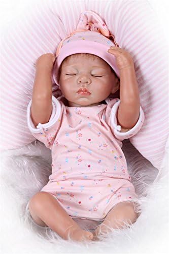 Lifelike Baby Doll OMISS Vinyl Silicone 18inch Lovely Lifelike Cute Baby Boy Girl Toy Gift Set