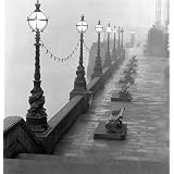 Lampposts and Benches by the River Thames (Print On Demand)