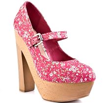 Big Sale Cece L'amour Women's Leeah Mary Jane Pump,Red,8.5 M US