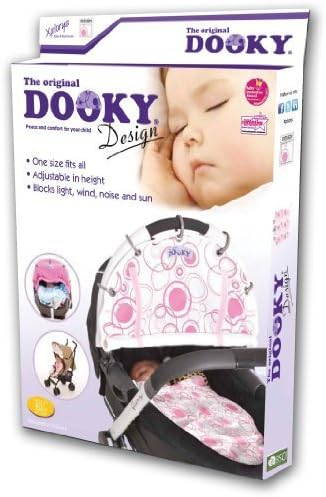 Xplorys Dooky Designs Pink Circles Pram Shade by Xplorys