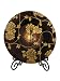 Dale Tiffany PG80179 Preston Decorative Charger Plate with Stand, 13-3/4-Inch Diameter