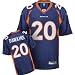 Brian Dawkins Jersey: Reebok Navy Replica #20 Denver Broncos Jersey - Small