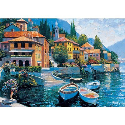 Lake Como Landing, Howard Behrens (3000 pc puzzle)