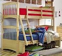 Lea Industries Twin and Full Bunk Bed with Bedroom Set - iRoom Series