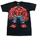 Search : THE INCREDIBLE HULK "BIG RED HULK" MARVEL Licensed Black Cotton Tee