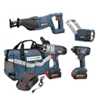Bosch CLPK41-180 18-Volt 4-Tool Litheon Combo Kit