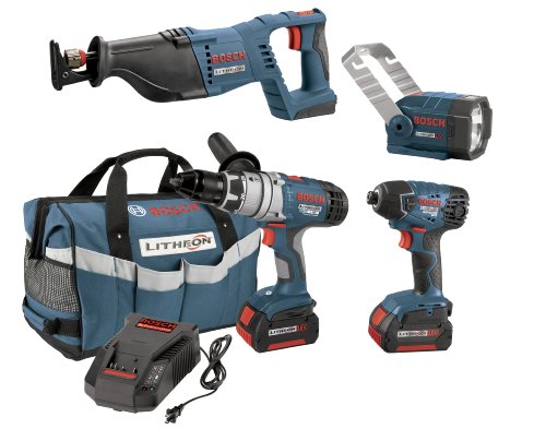 Bosch CLPK41-180 18-Volt 4-Tool Litheon Combo Kit
