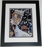 Ray Lewis Autographed/Hand Signed Baltimore Ravens Super Bowl 35 MVP 8x10 Photo - Custom Framed