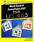 Word, Excel et PowerPoint 2007 pour les nuls