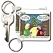 GPS Navigation or Geo-caching to the Land of Oz Emerald City - Set Of 2 Key Chains