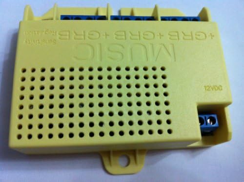 CnFacility HitLights Sound Activated LED Music Controller for Color Changing LED Strip - Size: 3.35*2.05*0.24 - Yellow