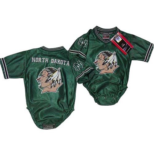 Buy North Dakota Fighting Sioux - University of - NCAA Football Infant baby Onesie Jersey 3-6 moths by Colosseum