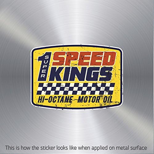 Hobby Stickers Vintage Motor Oil Sign waterproof Games Specialty Motorbike (22 X 15.7 In)