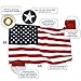 ANLEY® [Heavy Duty] American US Flag 3x5 Foot Nylon - Embroidered Stars and Sewn Stripes - 4 Rows of Lock Stitching - USA Banner Flags with Brass Grommets 3 X 5 Ft