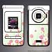 Nokia N75 pink/white daisy Gel skin n75-g87