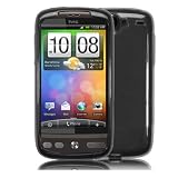 Hybrid XYLO-GEL Skin / Case / Shell for the HTC DESIRE Mobile Phone Range. (HTC Desire, Black)by Xylo