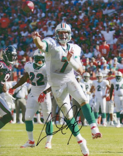 Miami Dolphins CHAD HENNE Signed Autographed 8x10 Photo COA