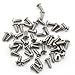 Owfeel Pack of 50pcs M5*12MM Button Head Hex Socket Cap Screws 304 stainless steel bolts