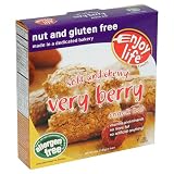 Enjoy Life Very Berry Snack Bar, Soft and Chewy, 5-Ounce Boxes (Pack of 6)
