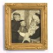 Gold Magnet Frame for Personal Photographs (2-3/4" x 2-1/2", portrait version) - comes with pop-out easel