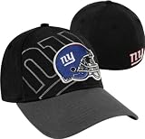NFL Unisex Adult New York Giants BLK Classic 3930 Cap (Black/Graphite, Medium/Large)