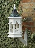 Wildlife World White Gothic Style Bird Table WGBT